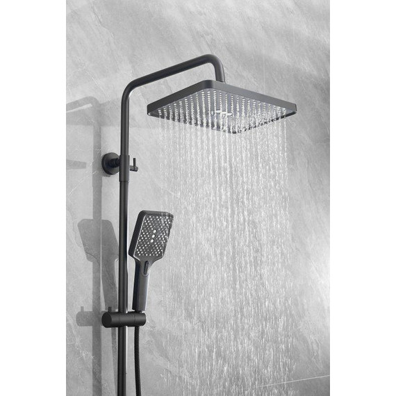 Душевая стойка Belz B24507-7, чёрный - фото 31