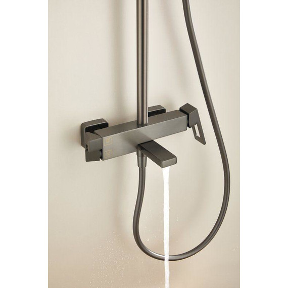 Душевая стойка Belz B24658-3, оружейная сталь - фото 25