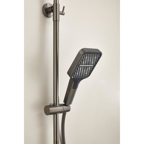 Душевая стойка Belz B24658-3, оружейная сталь - фото 7