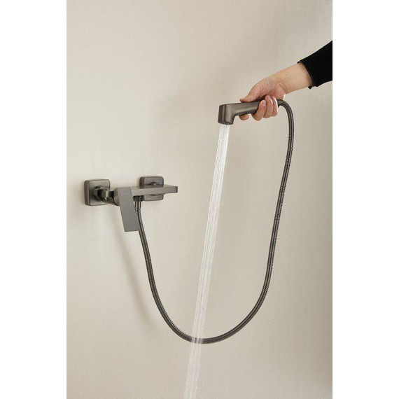 Набор для гигиенического душа Belz B55653-3, оружейная сталь - фото 8