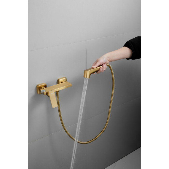 Набор для гигиенического душа Belz B55653-5, золото матовое - фото 7