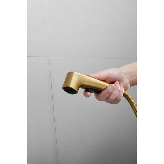 Набор для гигиенического душа Belz B55653-5, золото матовое - фото 20