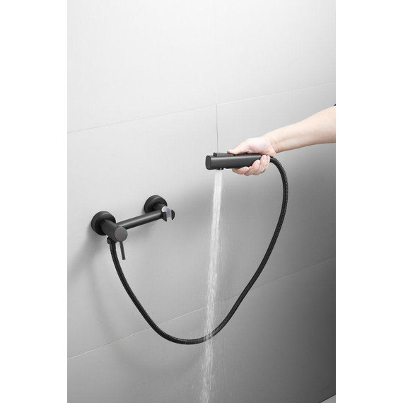 Набор для гигиенического душа Belz B55803-7, чёрный матовый - фото 8