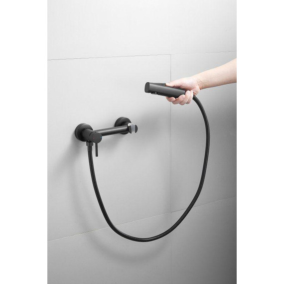 Набор для гигиенического душа Belz B55803-7, чёрный матовый - фото 7