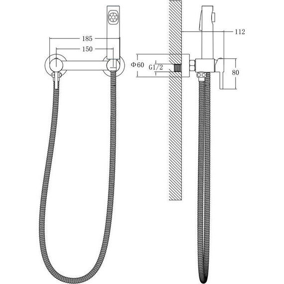 Набор для гигиенического душа Belz B55803 - фото 25