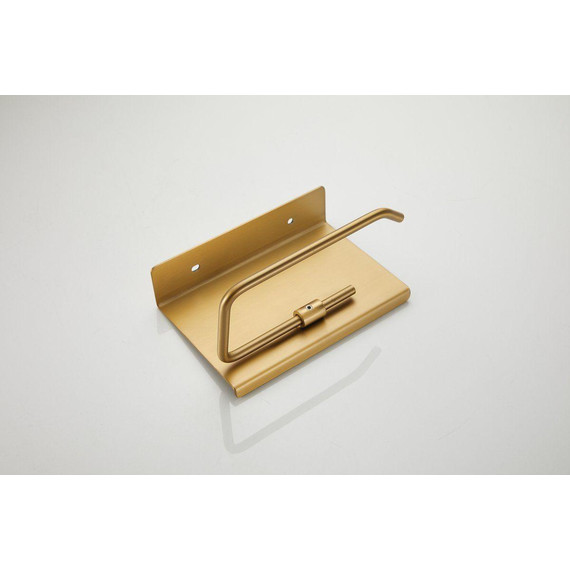 Держатель для туалетной бумаги Belz B9001-5, брашированное золото - фото 21