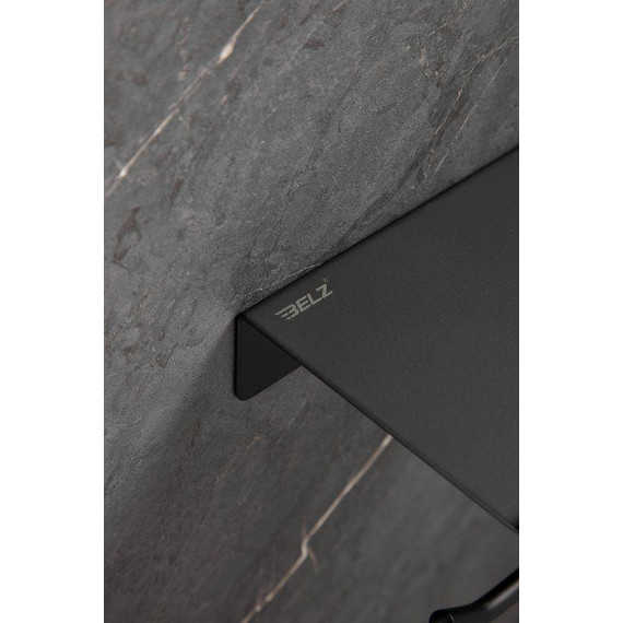 Держатель для туалетной бумаги Belz B9001-7, чёрный матовый - фото 14