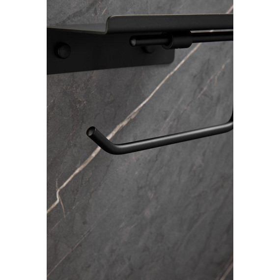 Держатель для туалетной бумаги Belz B9001-7, чёрный матовый - фото 19