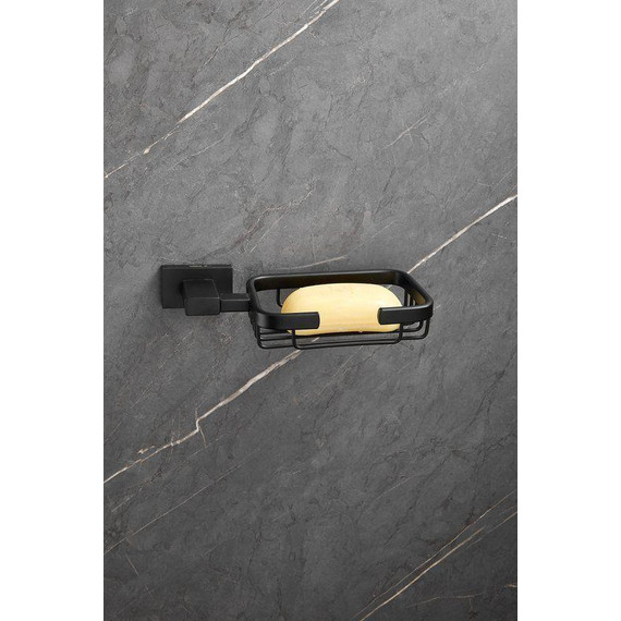 Мыльница Belz B90302-1, чёрный матовый - фото 4