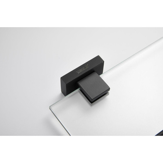 Cтеклянная полка Belz B90307, чёрный матовый - фото 16