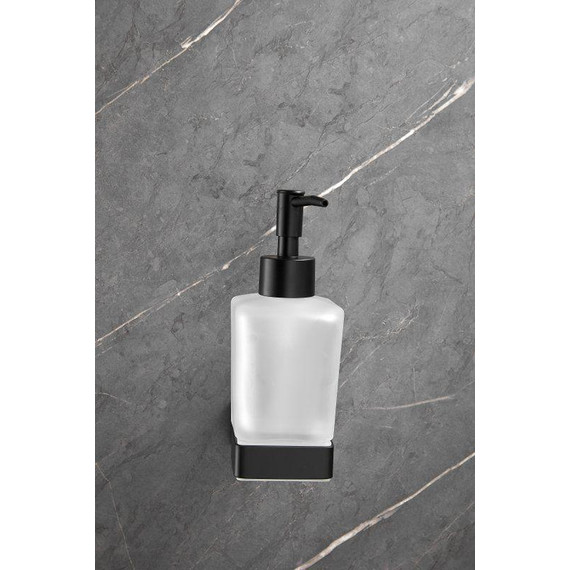 Дозатор для жидкого мыла Belz B90327, чёрный матовый - фото 7