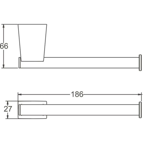 Держатель для туалетной бумаги Belz B91303-2, брашированное золото - фото 2