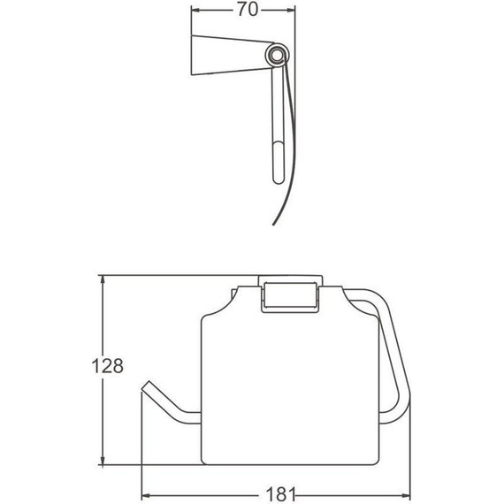 Держатель для туалетной бумаги Belz B91503, белый матовый - фото 2