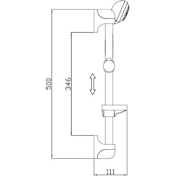 Душевой гарнитур Potato P9021 - фото 2