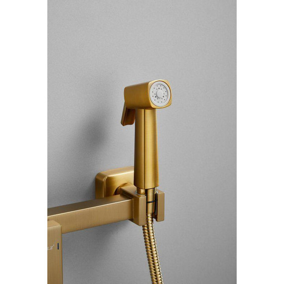 Набор для гигиенического душа Belz B55806-5, золото матовое - фото 8