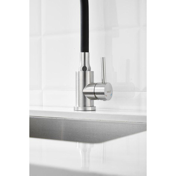 Смесители для кухни Belz B73809-1, сатин/чёрный - фото 8