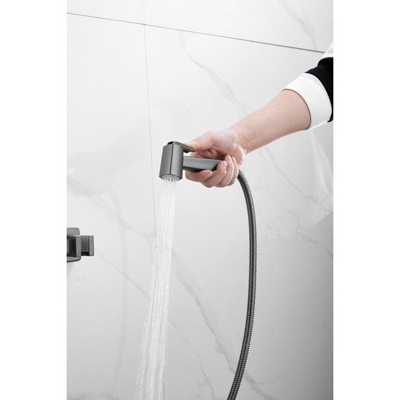 Набор для гигиенического душа Belz B55806-3, оружейная сталь - фото 9