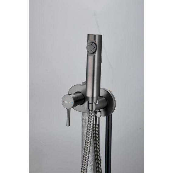 Набор для гигиенического душа Belz B55807-3 (со скрытой частью) оружейная сталь - фото 4