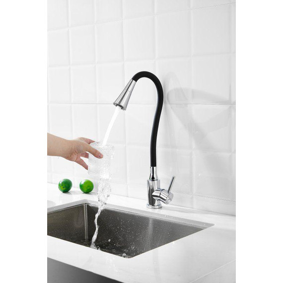 Смесители для кухни Belz B74809, хром/чёрный - фото 9