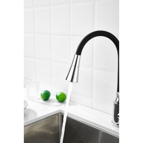 Смесители для кухни Belz B74809, хром/чёрный - фото 21