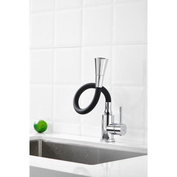 Смесители для кухни Belz B74809, хром/чёрный - фото 36