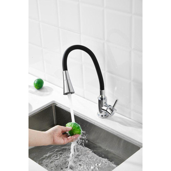 Смесители для кухни Belz B74809, хром/чёрный - фото 40