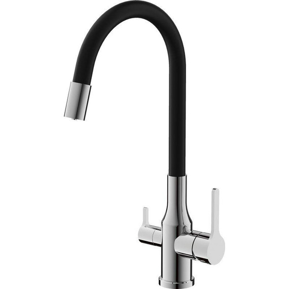 Смесители для кухни Belz B76814, хром/чёрный - фото 