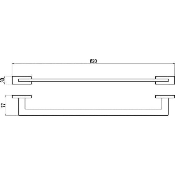 Полотенцедержатель Belz B90301, чёрный матовый - фото 18