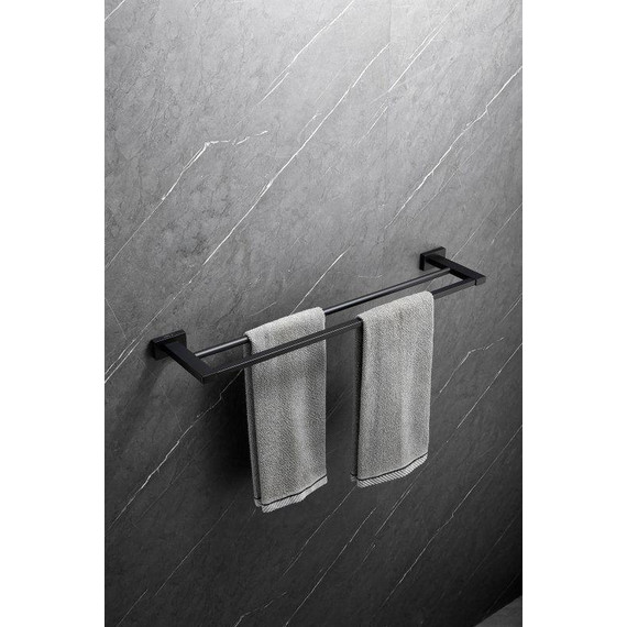 Полотенцедержатель Belz B90309, чёрный матовый - фото 6