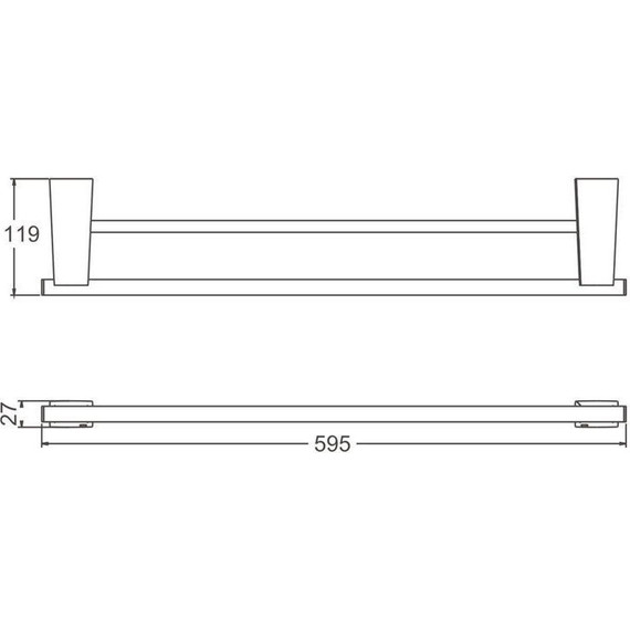Полотенцедержатель Belz B91509, белый матовый - фото 2