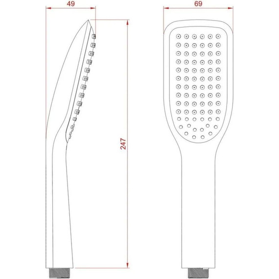 Ручной душ Diadonna D10-19008 - фото 3