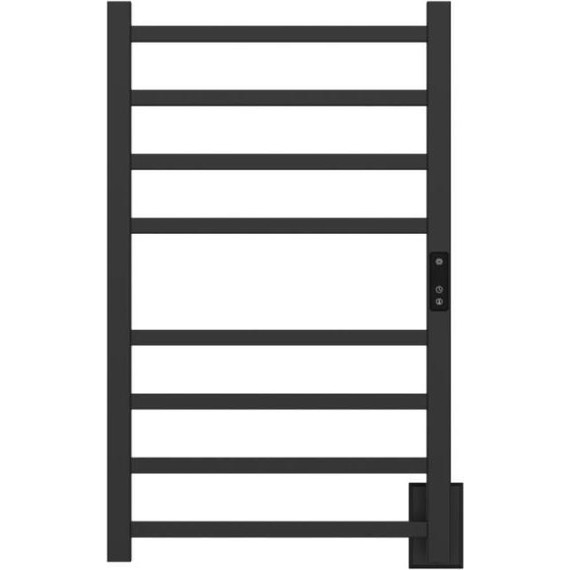 Полотенцесушитель электрический Gerhans П8 400х700 мм K680743B-3, чёрный (скрытое подключение) - фото 