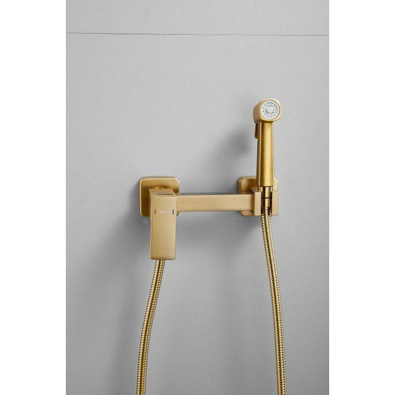 Набор для гигиенического душа Belz B55806-5, золото матовое - фото 7