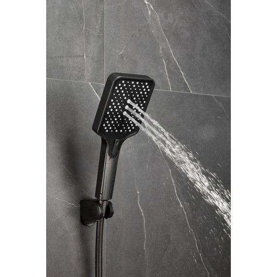 Смеситель для ванны Belz B60715-3, оружейная сталь - фото 2