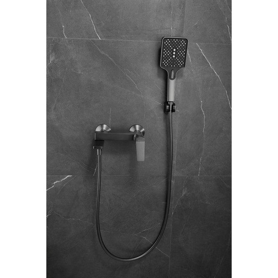 Смеситель для ванны Belz B60715-3, оружейная сталь - фото 4