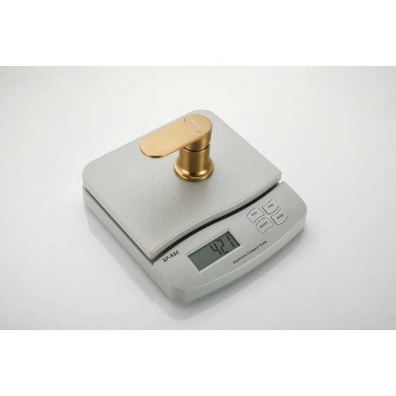 Смеситель для ванны Belz B66713-5, золото брашированное - фото 4