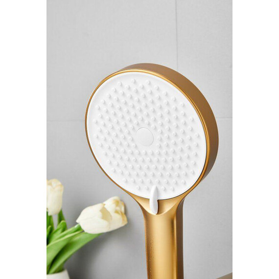 Смеситель для ванны Belz B66713-5, золото брашированное - фото 11