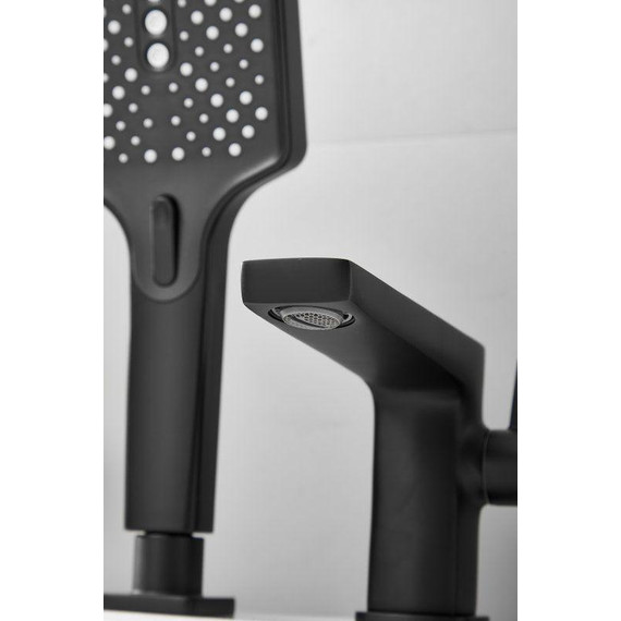 Смеситель для ванны Belz B66715-7, чёрный - фото 12