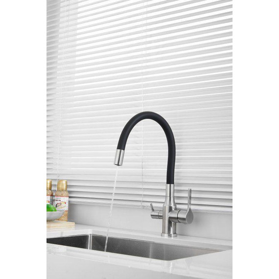 Смесители для кухни Belz B76814-1, хром/чёрный - фото 7