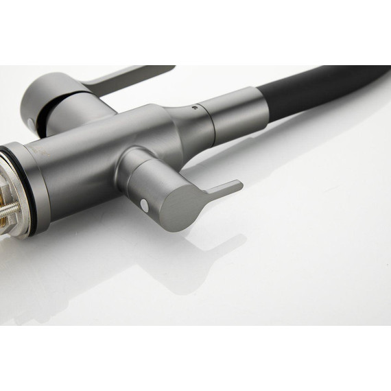 Смесители для кухни Belz B76814-3, оружейная сталь/чёрный - фото 18