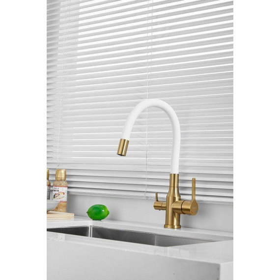 Смесители для кухни Belz B76814-5, золото/белый - фото 30