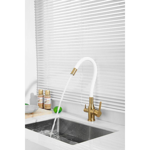 Смесители для кухни Belz B76814-5, золото/белый - фото 36