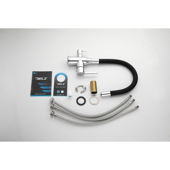 Смесители для кухни Belz B76814, хром/чёрный - фото 17