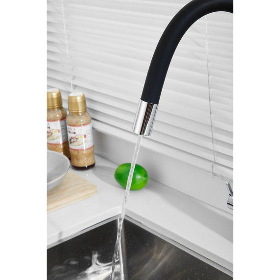 Смесители для кухни Belz B76814, хром/чёрный - фото 26