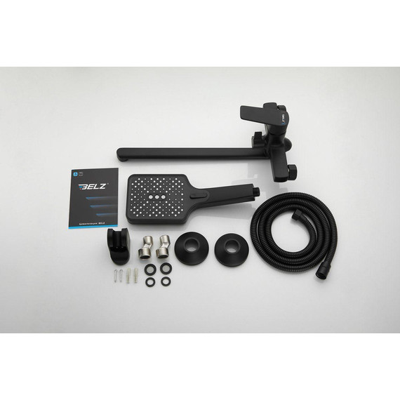 Смеситель для ванны Belz B22715-7, чёрный матовый - фото 19