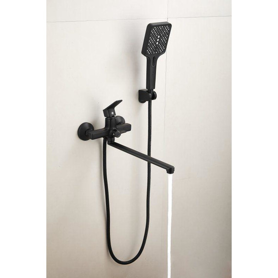 Смеситель для ванны Belz B22715-7, чёрный матовый - фото 3