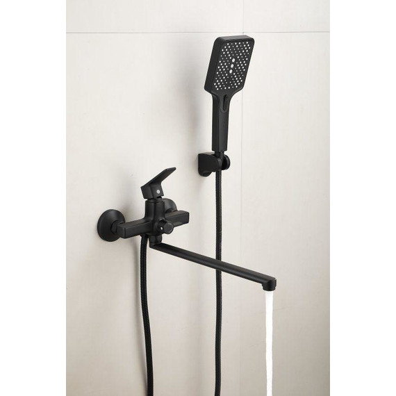 Смеситель для ванны Belz B22715-7, чёрный матовый - фото 49