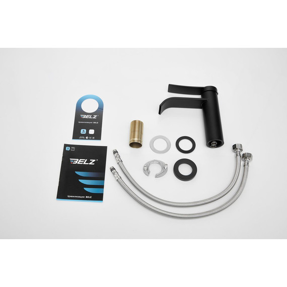 Смеситель для раковины Belz B10812-7, чёрный - фото 26