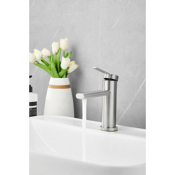 Смеситель для раковины Belz B10813-1, сатин - фото 6