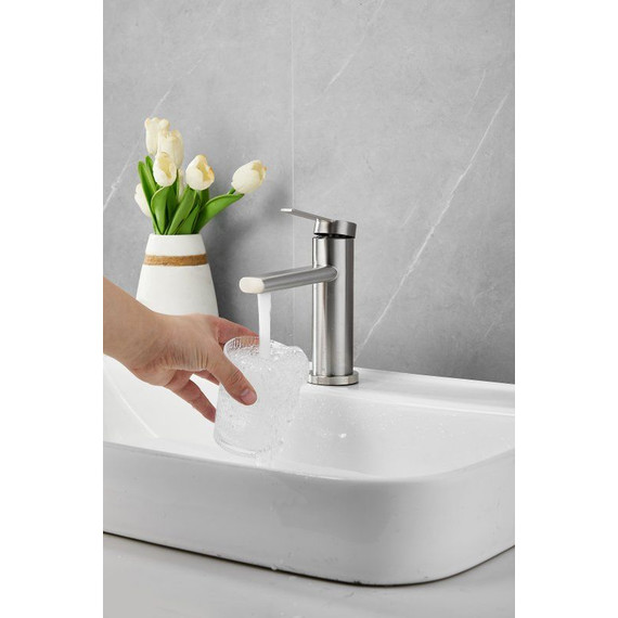 Смеситель для раковины Belz B10813-1, сатин - фото 13